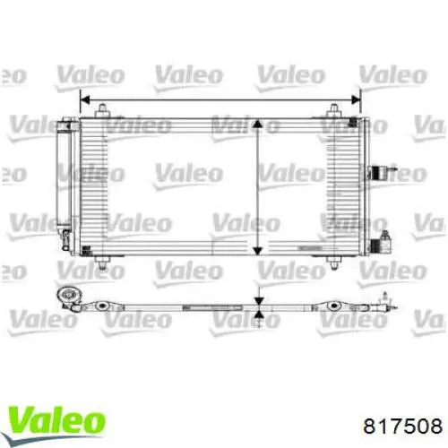 Aire acondicionado capacitor VALEO 817508 precio, desde 61,94 EUR