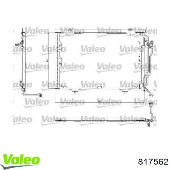 05096844AA Chrysler condensador aire acondicionado