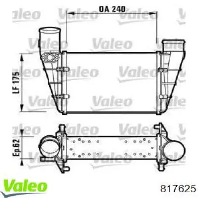 Radiador de aire de admisión VALEO 817625 precio, desde 39,70 EUR