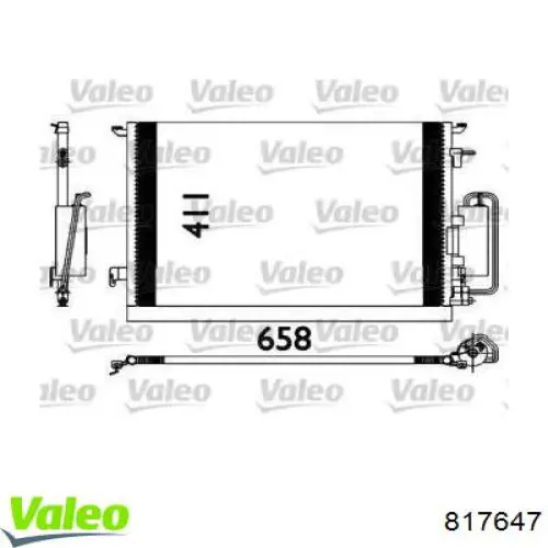 Comprar 817647 VALEO Condensador de aire acondicionado