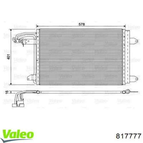 Condensador VALEO 817777