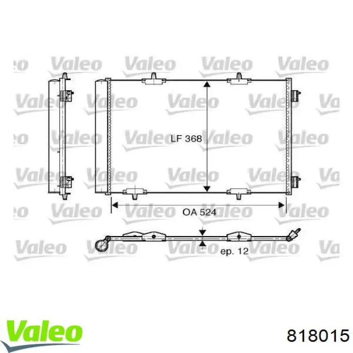 Comprar 818015 VALEO Condensador de aire acondicionado