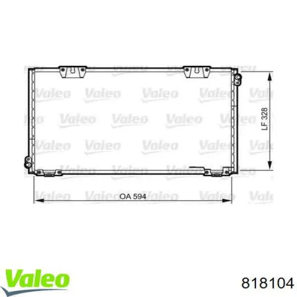 Comprar 818104 VALEO Condensador de aire acondicionado
