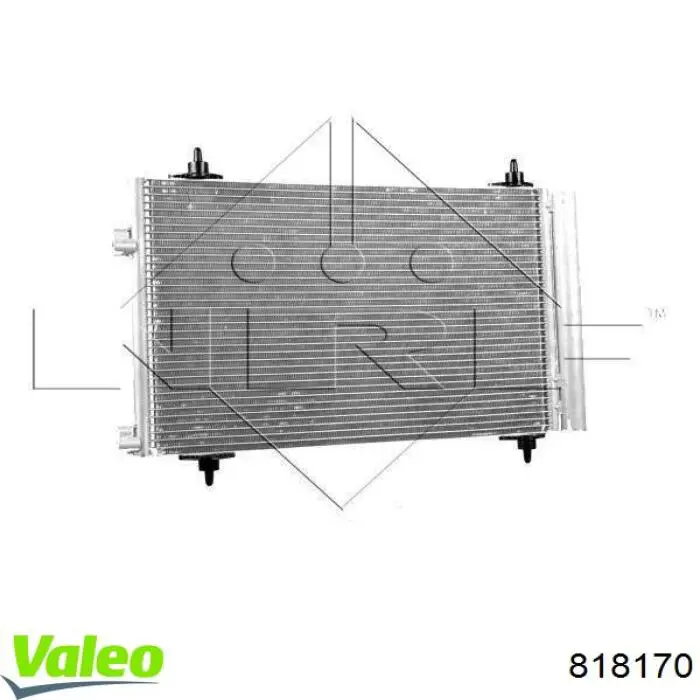 818170 VALEO Radiador de aire acondicionado