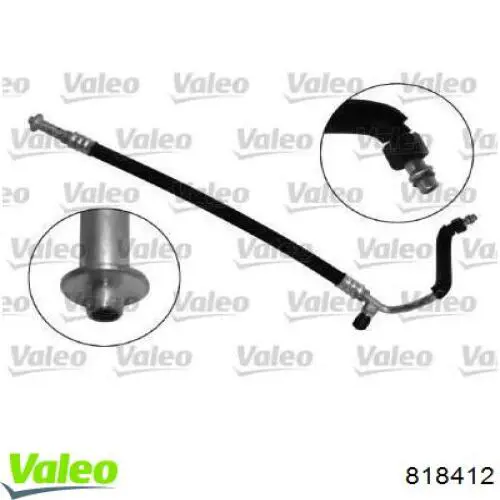 Manguera de aire acondicionado de compresor al condensador VALEO 818412 precio, desde 123,16 EUR