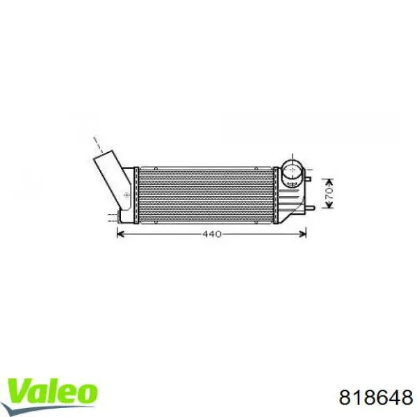 Intercooler 96366353802 Peugeot/Citroen