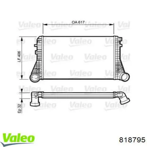 Comprar 818795 VALEO Turbo intercooler