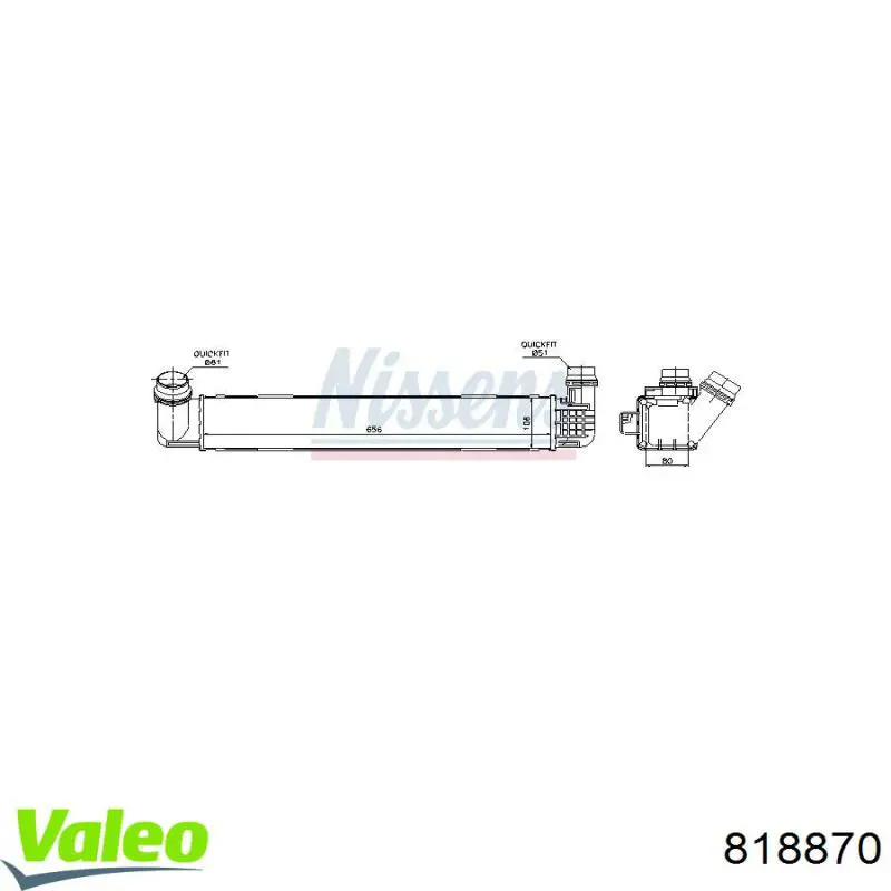 Comprar 818870 VALEO Turbo intercooler