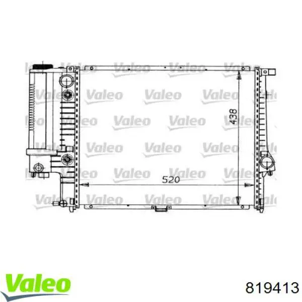 Comprar 819413 VALEO Radiador de auto