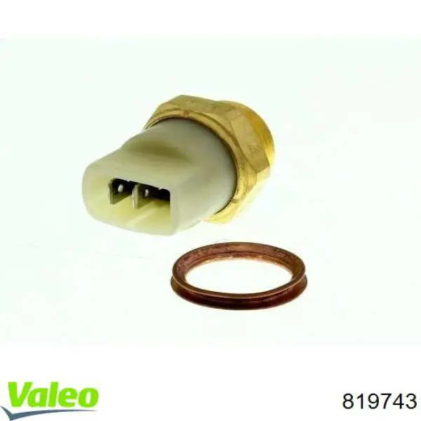 Sensor, temperatura del refrigerante (encendido el ventilador del radiador) VALEO 819743