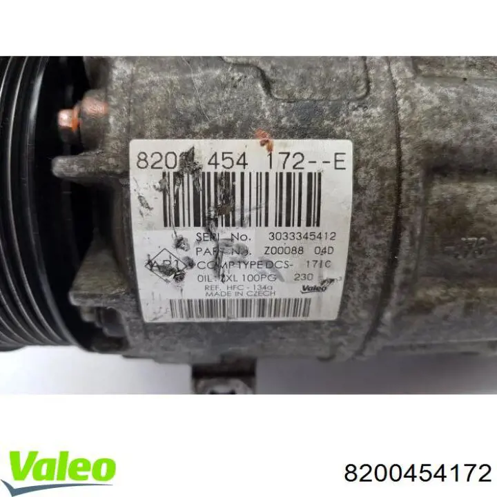 8200454172 VALEO compresor de aire acondicionado