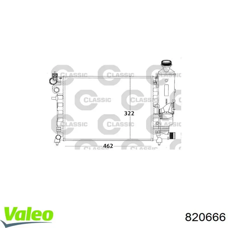 1692660080 Peugeot/Citroen Tapón del radiador de refrigerante