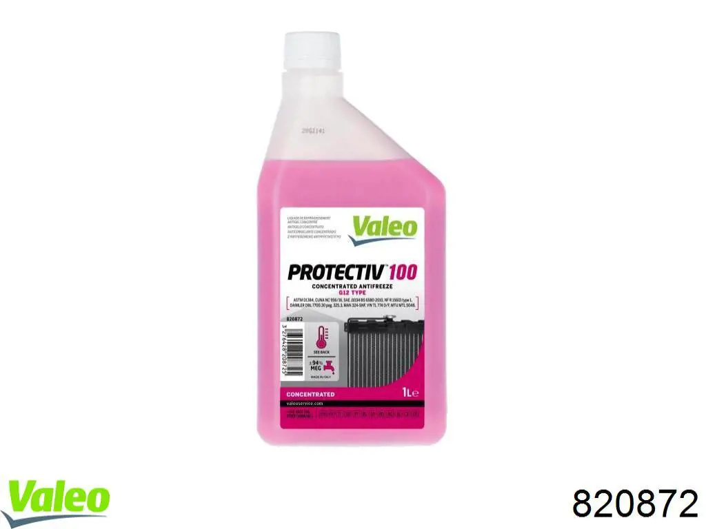 Comprar 820872 VALEO Liquido anticongelante 