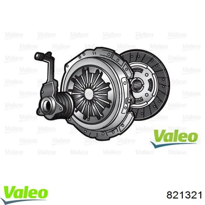 821321 VALEO kit de embrague (3 partes)