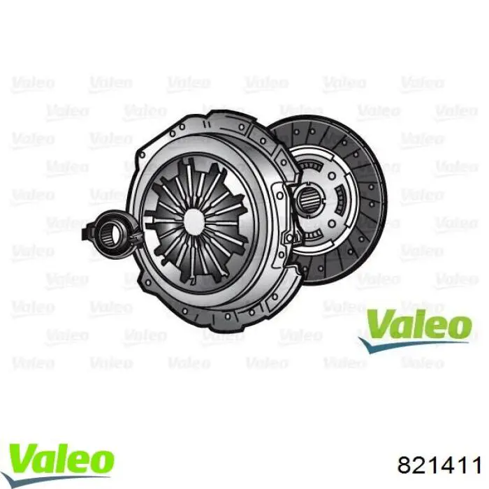 821411 VALEO kit de embrague (3 partes)