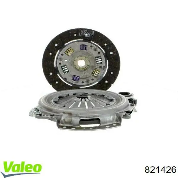 821426 VALEO kit de embrague (3 partes)