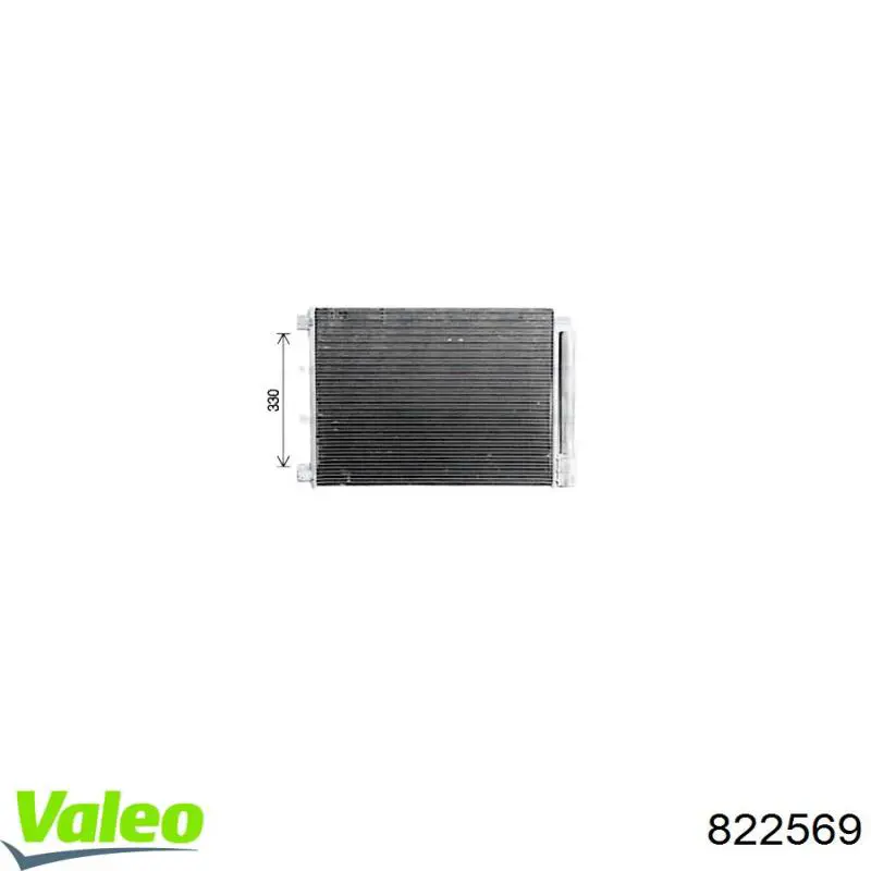 822569 VALEO condensador aire acondicionado