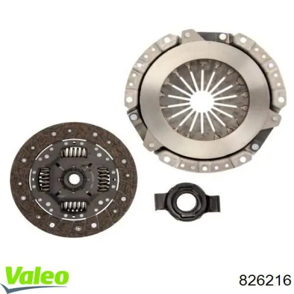 826216 VALEO kit de embrague (3 partes)