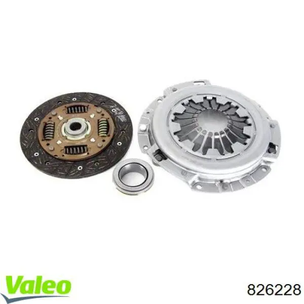 826228 VALEO kit de embrague (3 partes)