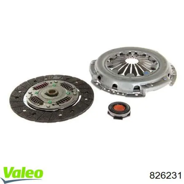 826231 VALEO kit de embrague (3 partes)