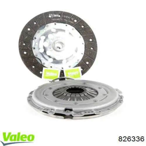 826336 VALEO kit de embrague (3 partes)