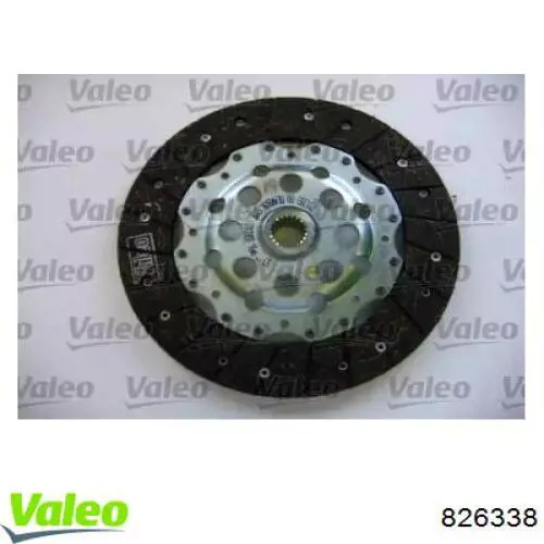 826338 VALEO kit de embrague (3 partes)