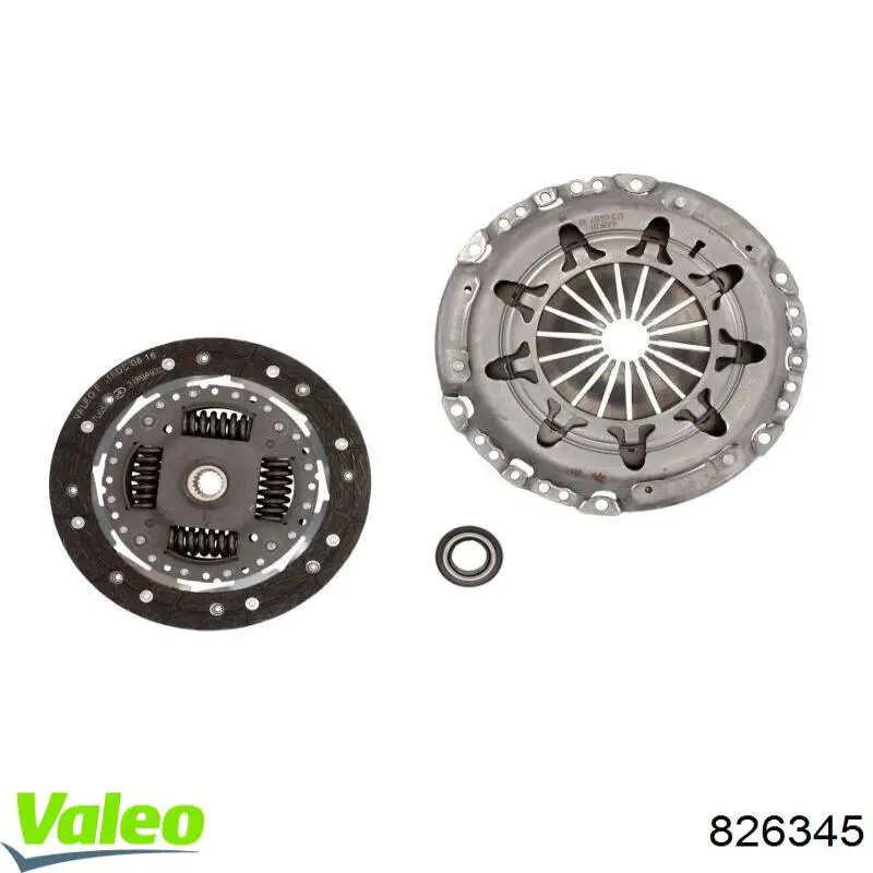 Comprar 826345 VALEO Kit de embrague completo