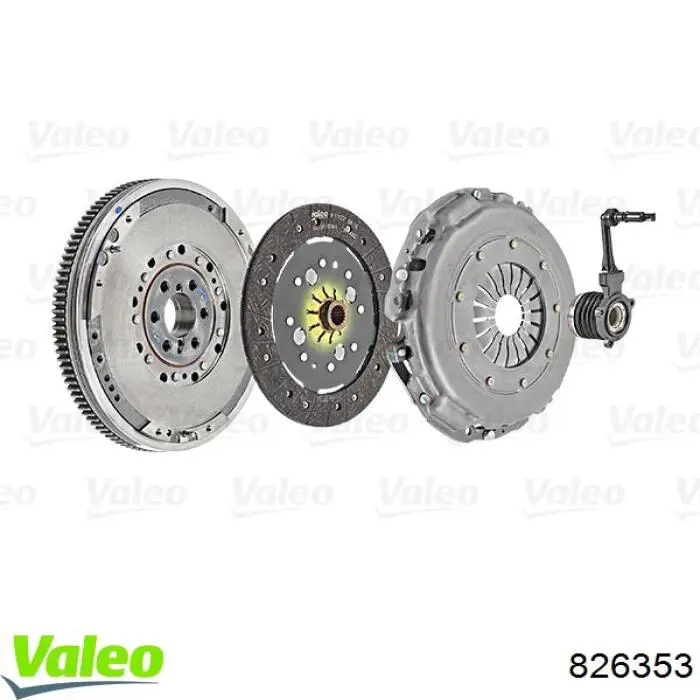 826353 VALEO kit de embrague (3 partes)