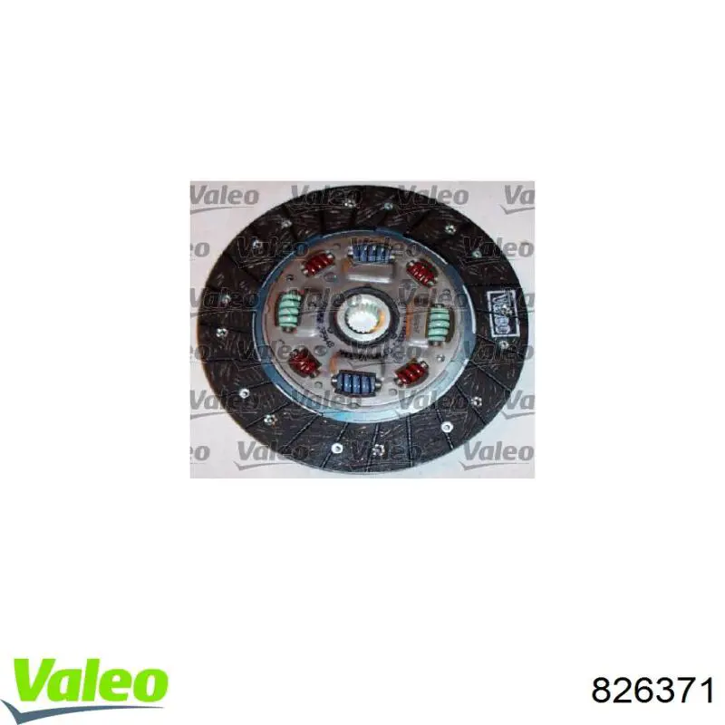 826371 VALEO kit de embrague (3 partes)