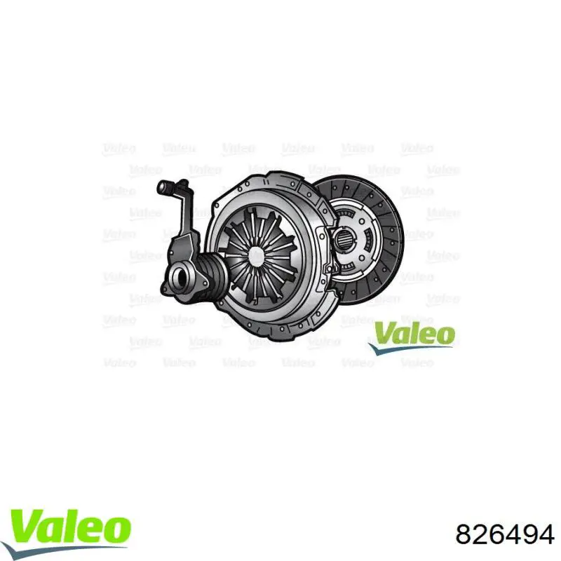 Mecanismo de embrague VALEO 826494 precio, desde 103,51 EUR