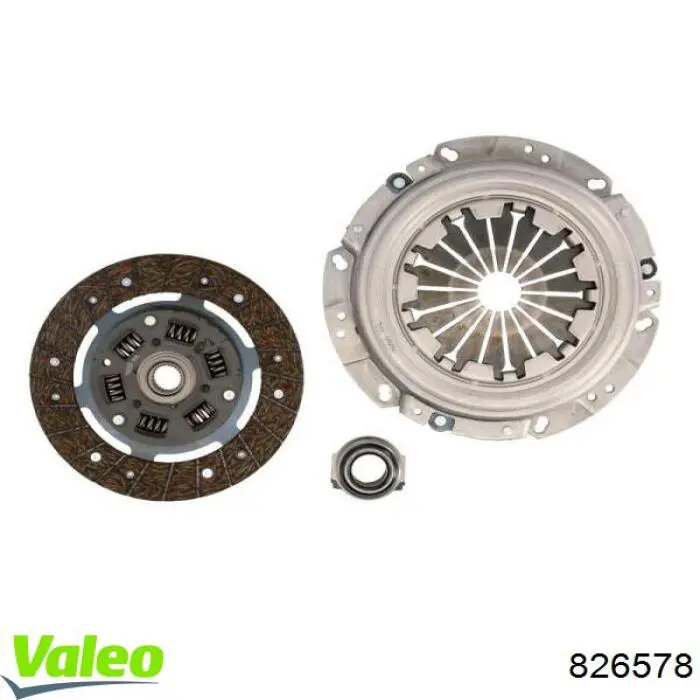 826578 VALEO kit de embrague (3 partes)