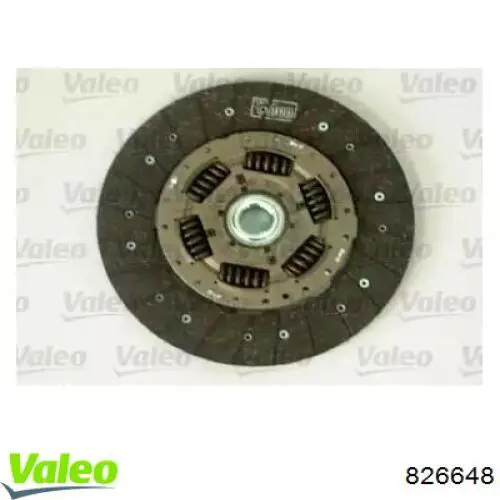 826648 VALEO kit de embrague (3 partes)