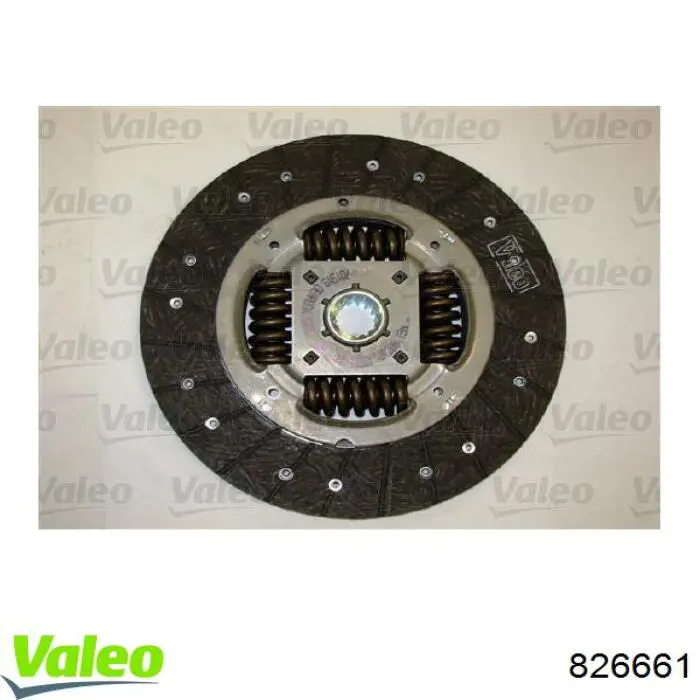 826661 VALEO kit de embrague (3 partes)