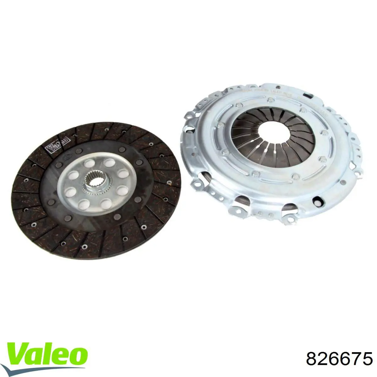 826675 VALEO kit de embrague (3 partes)