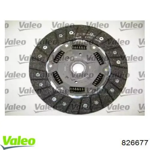 826677 VALEO kit de embrague (3 partes)