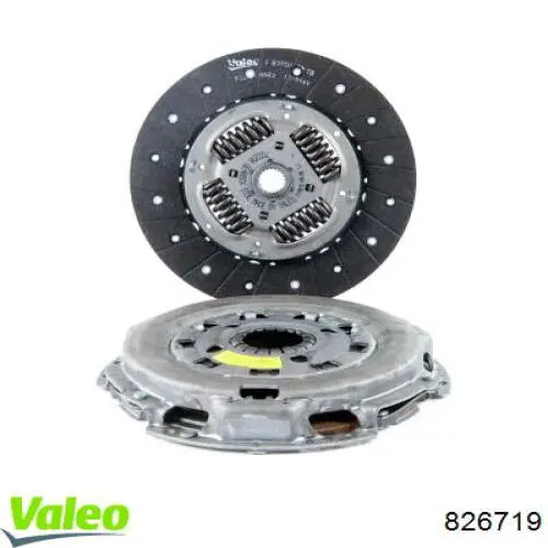 826719 VALEO kit de embrague (3 partes)