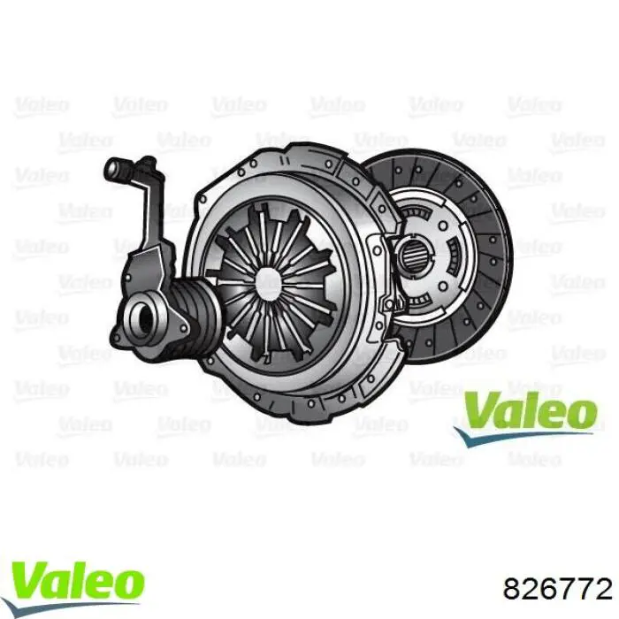 Kit de embrague (3 partes) VALEO 826772