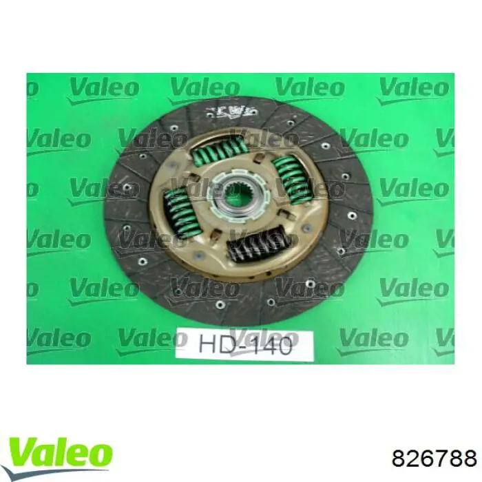 826788 VALEO kit de embrague (3 partes)