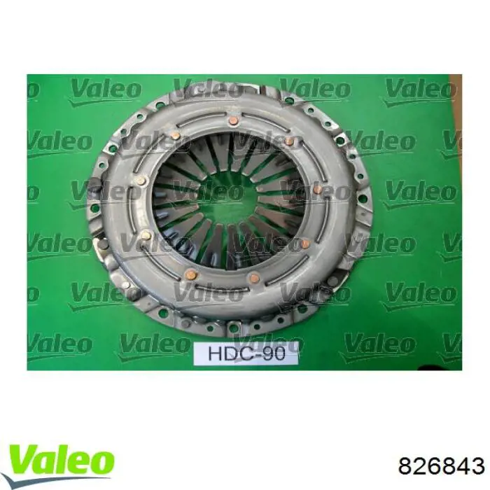 826843 VALEO kit de embrague (3 partes)