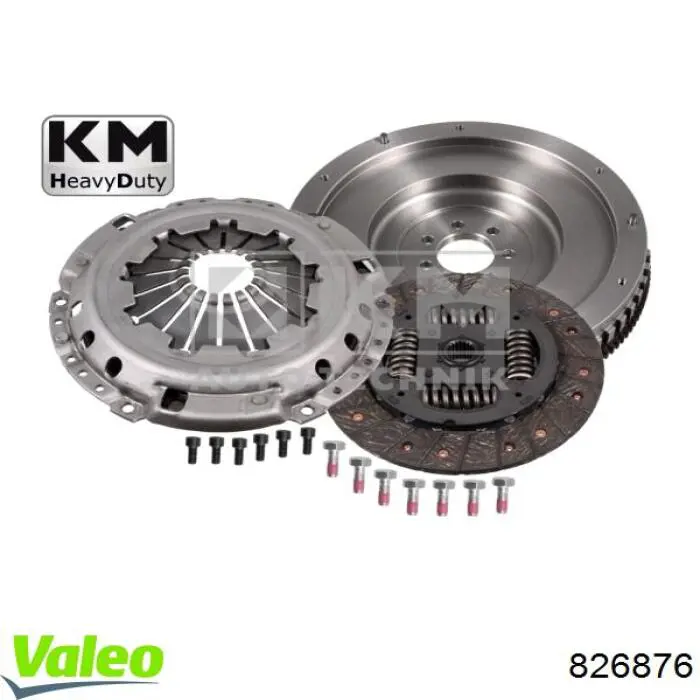 826876 VALEO kit de embrague (3 partes)