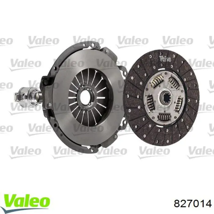 827014 VALEO kit de embrague (3 partes)