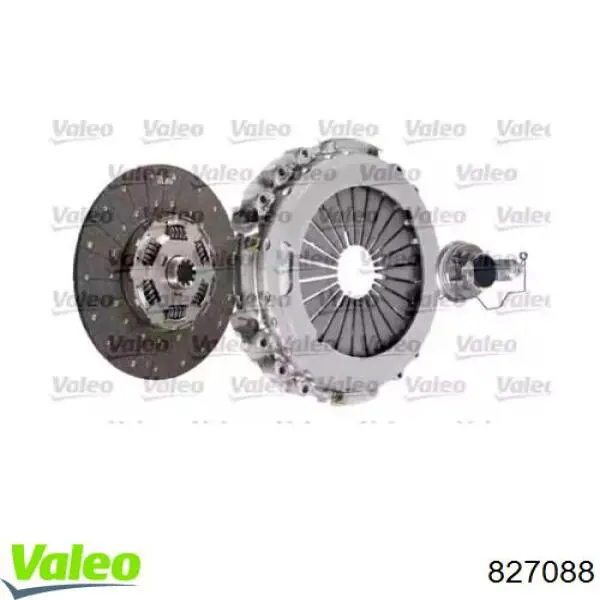 827088 VALEO kit de embrague (3 partes)