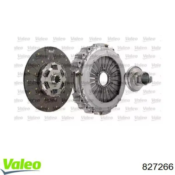 827266 VALEO kit de embrague (3 partes)