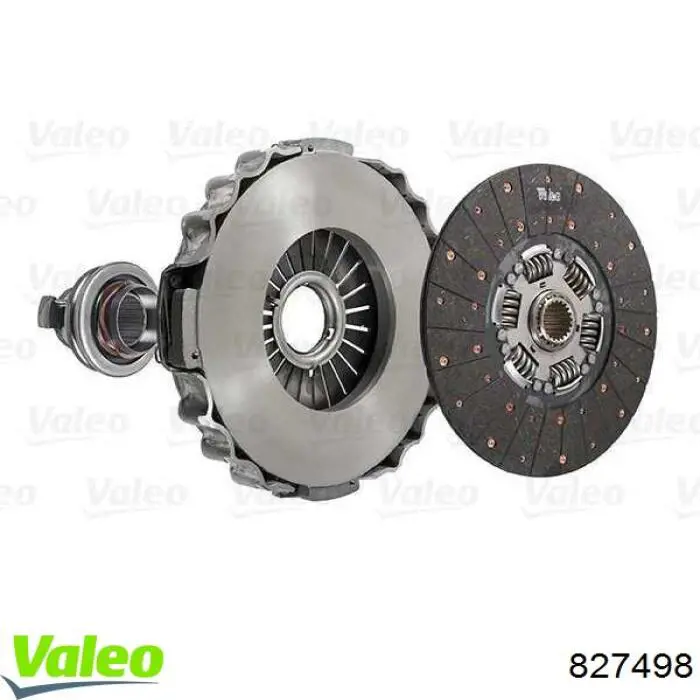 827498 VALEO kit de embrague (3 partes)