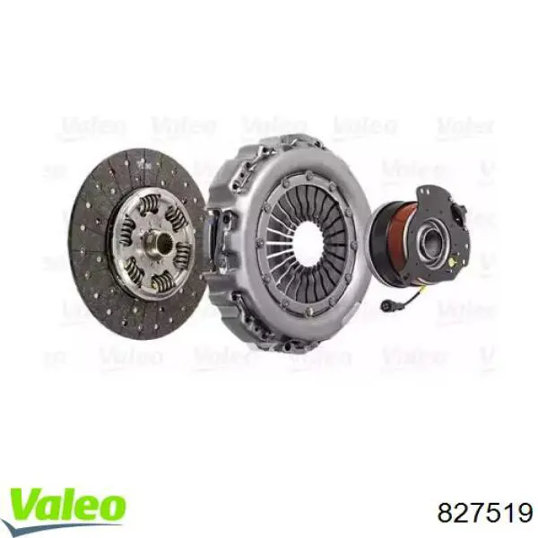 827519 VALEO kit de embrague (3 partes)