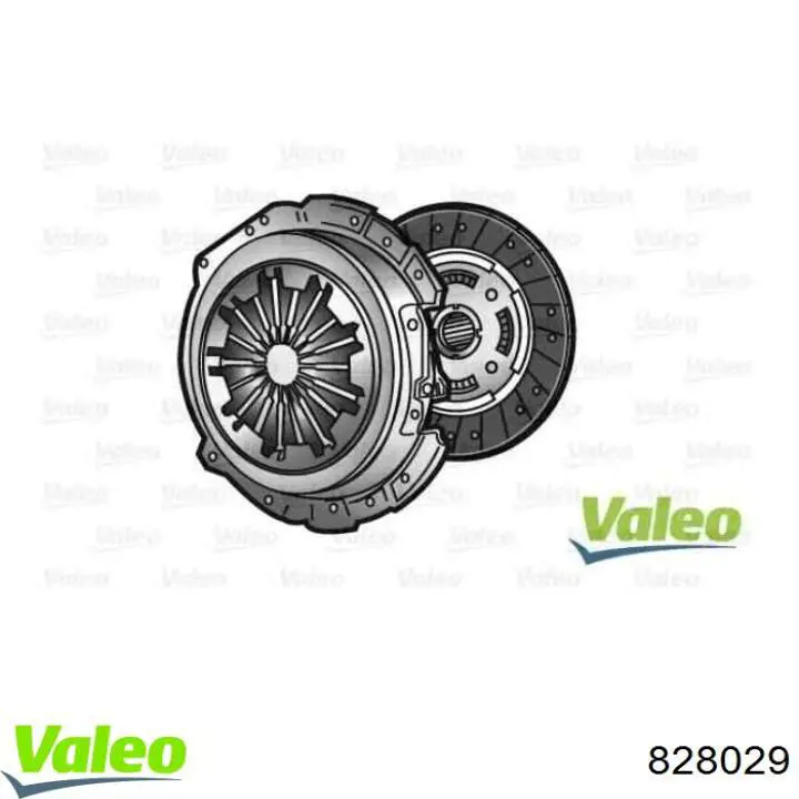 828029 VALEO kit de embrague (3 partes)