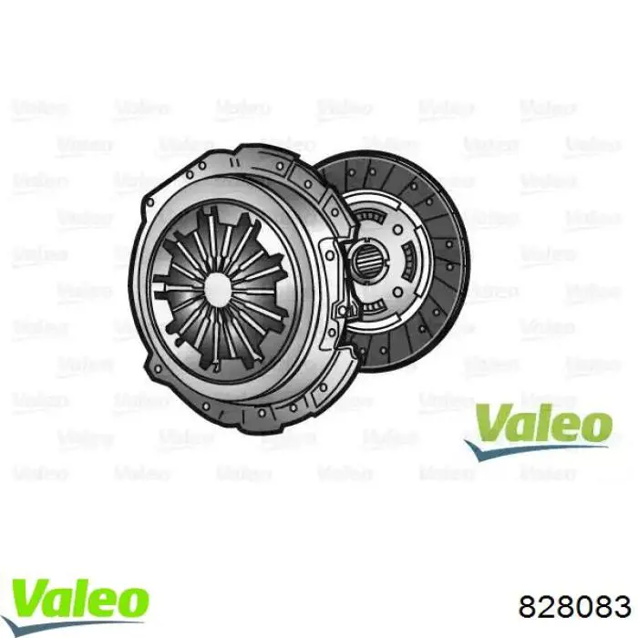 828083 VALEO kit de embrague (3 partes)