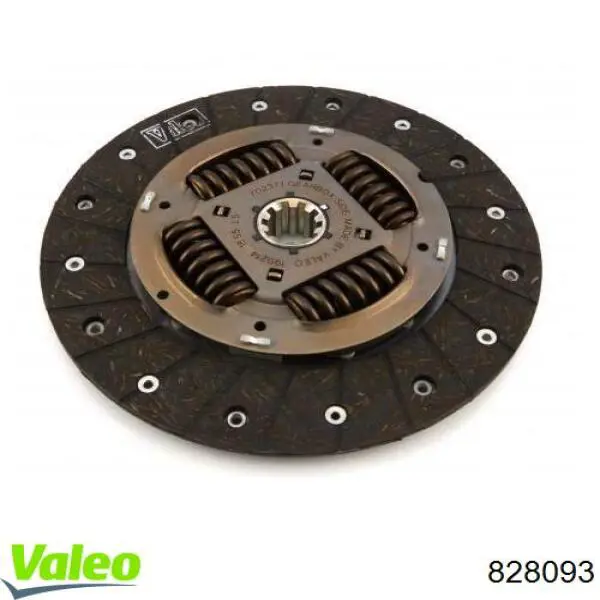 828093 VALEO kit de embrague (3 partes)