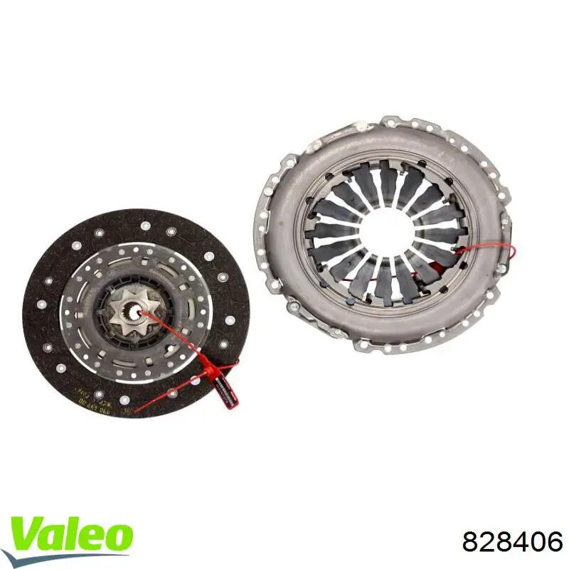 828406 VALEO kit de embrague (3 partes)