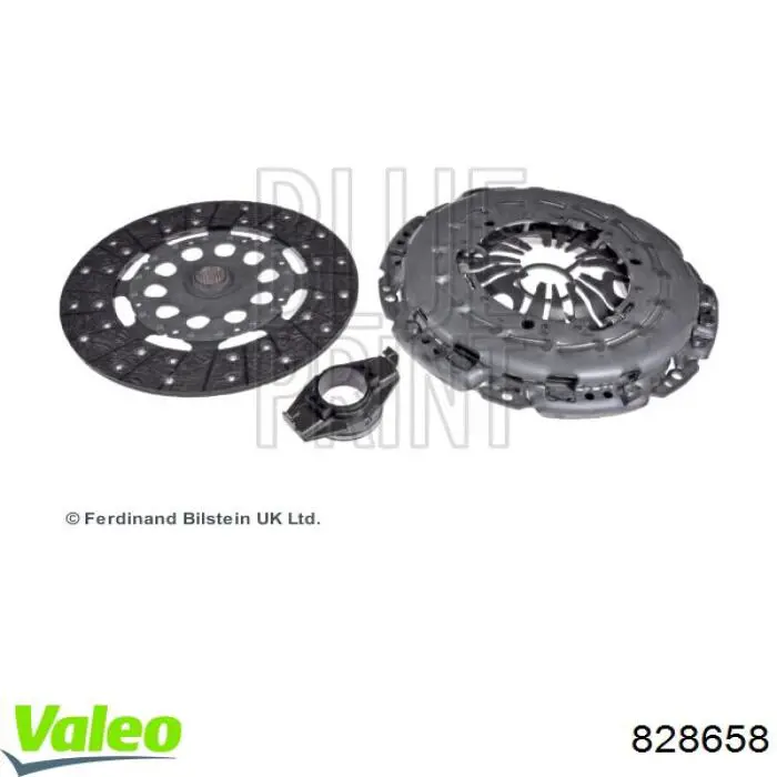 828658 VALEO kit de embrague (3 partes)